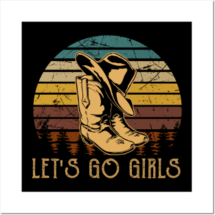 Funny Gift Let's Go Girls Mens My Favorite Posters and Art